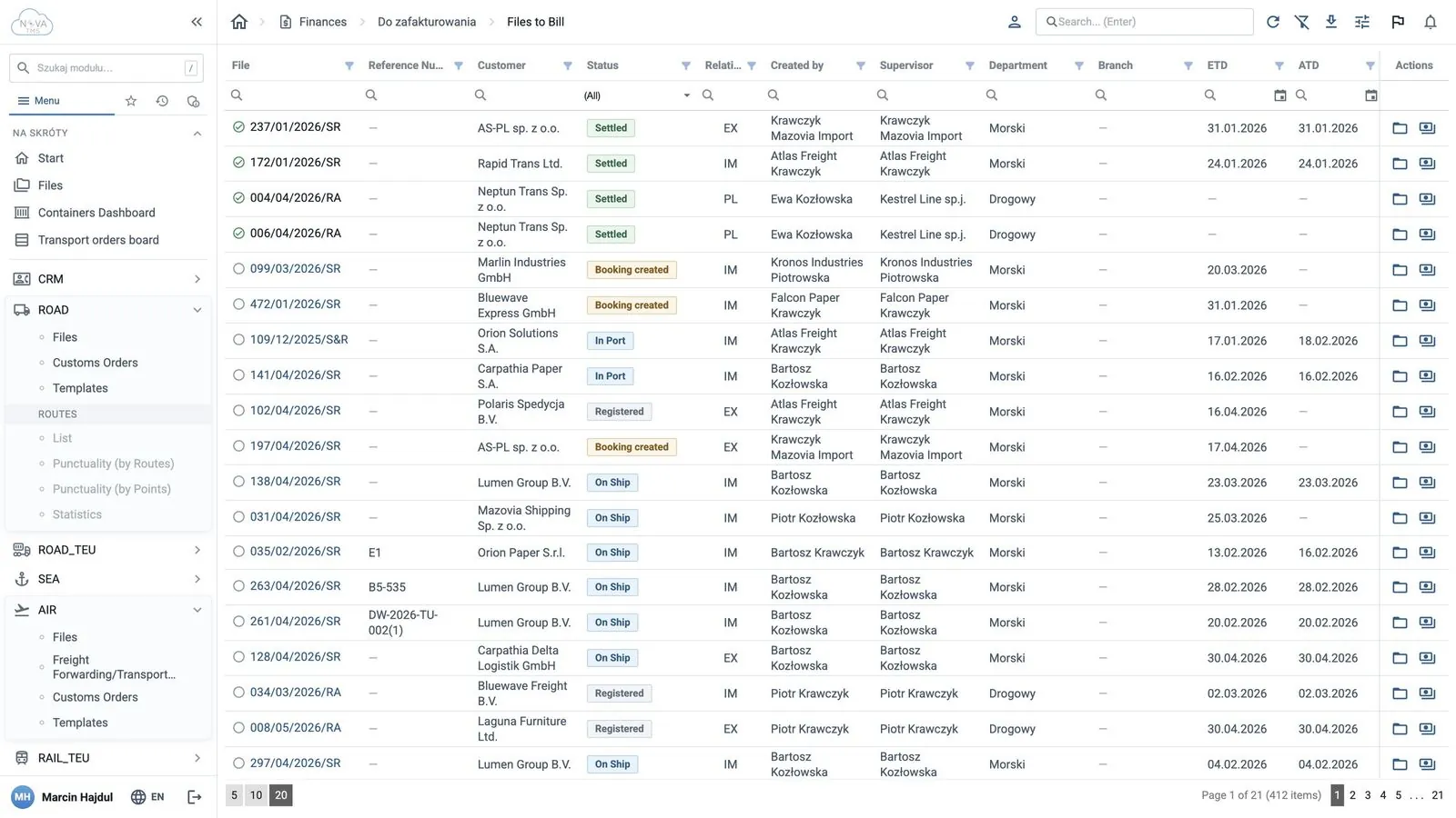 Nothing slips through invoicing